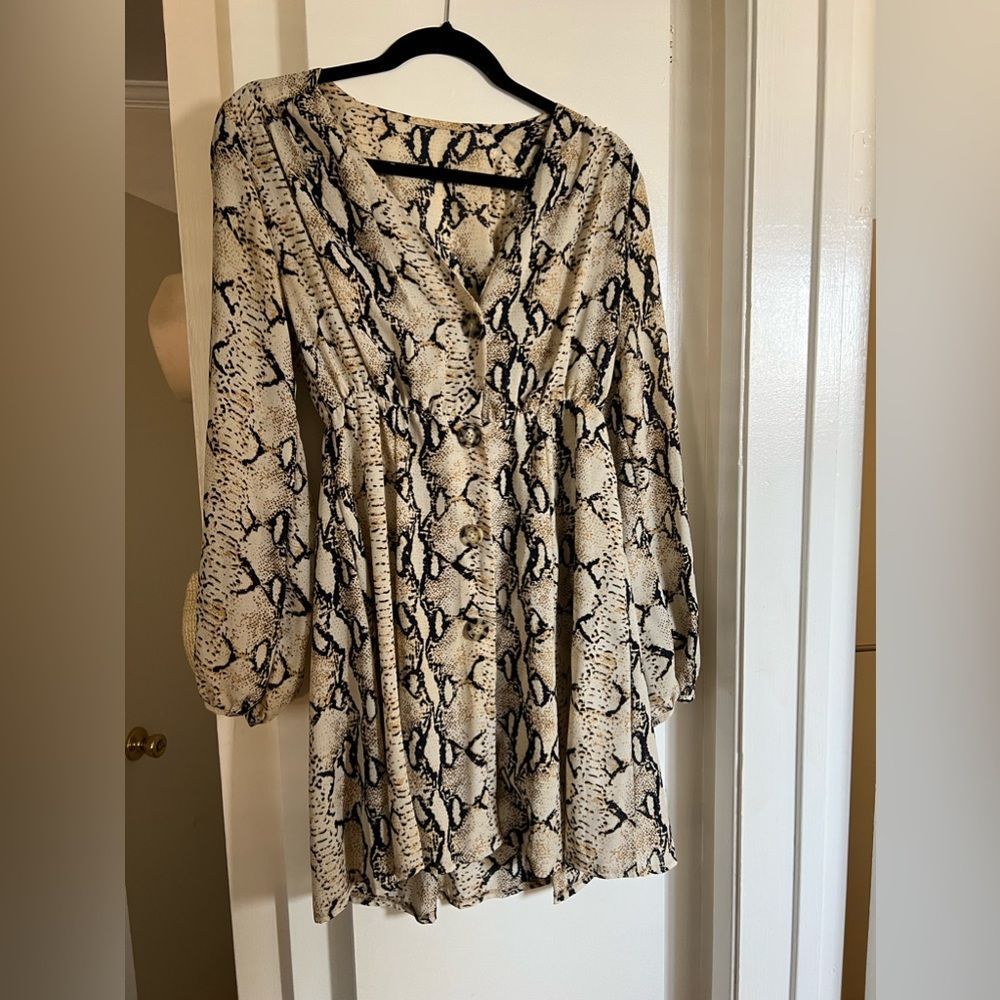 Snakeskin dress